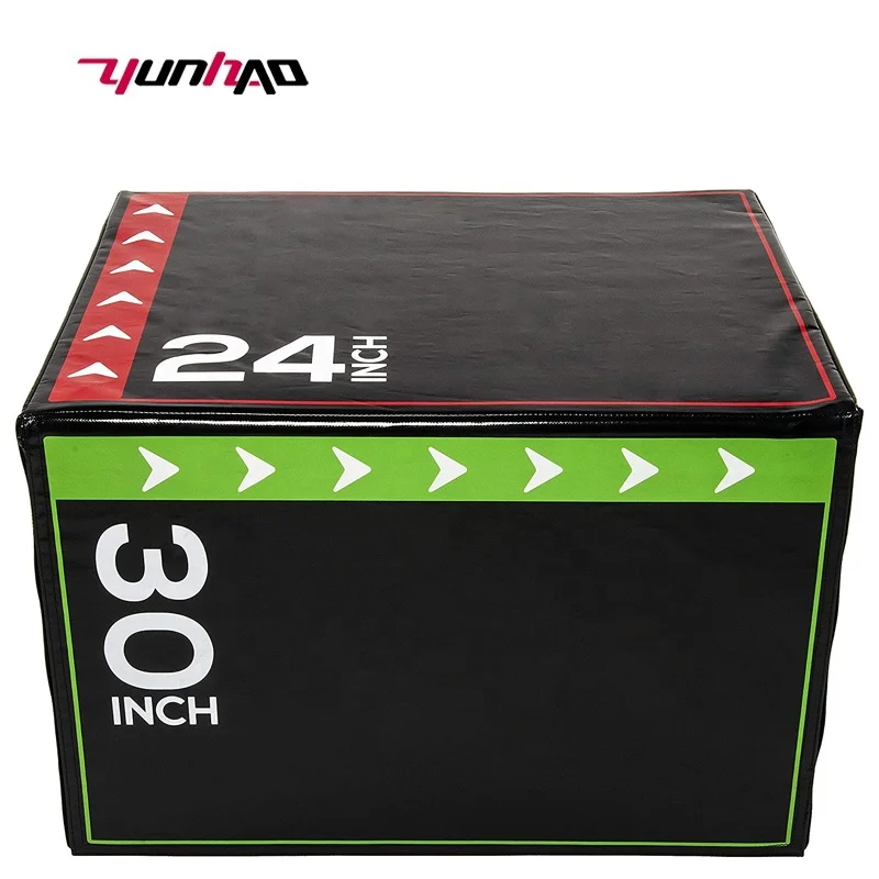 Wholesale Commercial Fitness Equipment Balance Training 20 Inch 24 Inch 30 Inch 3 in1 Soft Foam Plyometric Jump Box