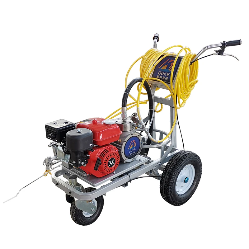 Hongda Engine Walk-up Cold Spray Automatic Road Marking Machines Price