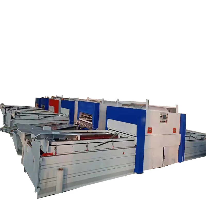 Good Quality - Full Automatic PVC Film Veneer Paper Laminating Vacuum Membrane Press Woodworking Machine