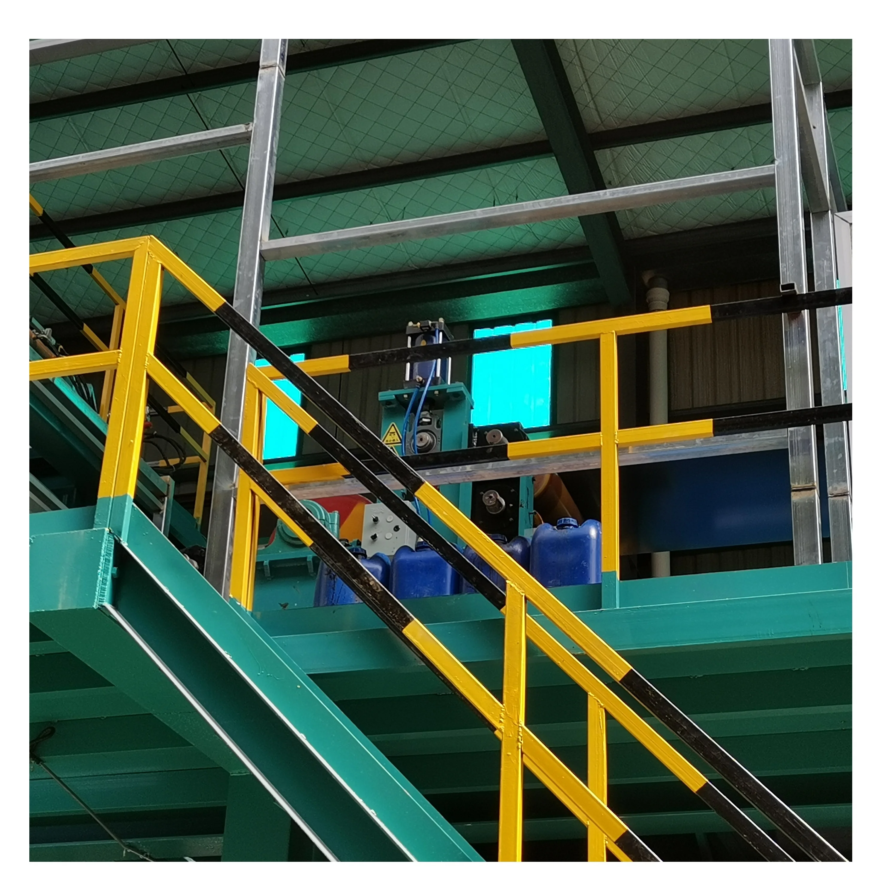 High efficiency coil coating line with double surface coater for galvanized steel
