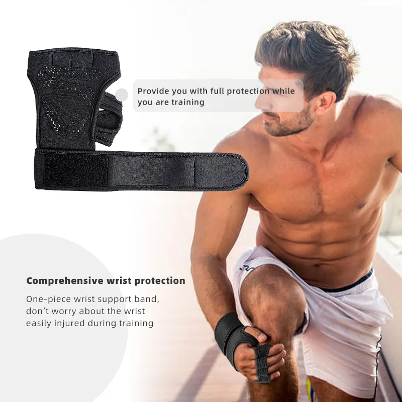 Unisex Custom Fitness Weight Lifting Gloves Sport Training Hand Gloves Made of Silicone for Gym and Ski Workouts Men and Women