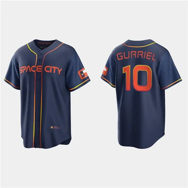 2022 New Stitched City Connect Baseball Jersey Houston Astro #27 Jose Altuve #44 Yordan Alvarez Top Embroidery Jersey
