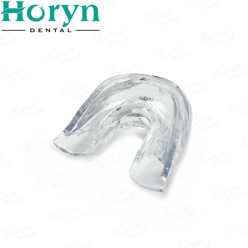 Отбеливающий гель для зубов, Белый силиконовый предварительно заполненный 35%, карбамид, перекись водорода, защитные приспособления для рта, Предварительно заполненные лотки для отбеливания зубов