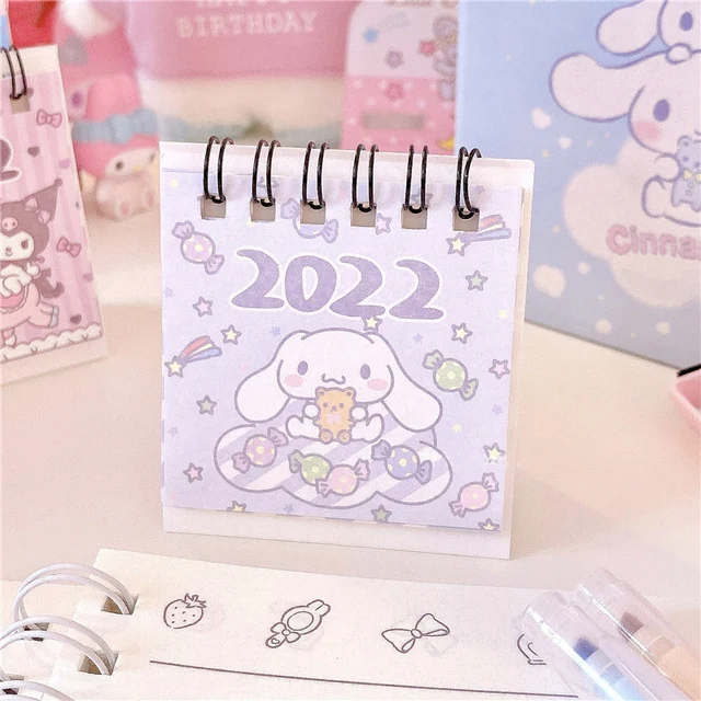 Настольный мини-календарь с японским аниме-рисунком ежедневник планировщик органайзер для расписания на год украшение офиса и стола