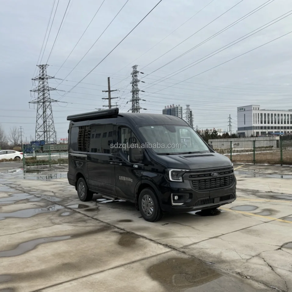 Ford Transit Mobile Motorhome Australian Luxury Mini Folding Caravan for Sale
