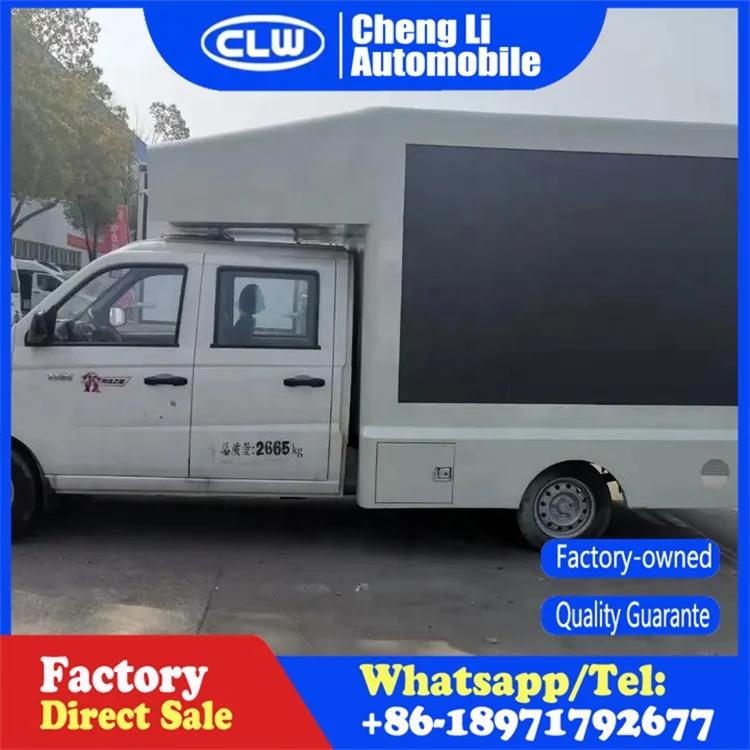 Outdoor Led Screen Vehicle Mobile Truck Led Display Trailer Full Color Led Video Advertising Truck
