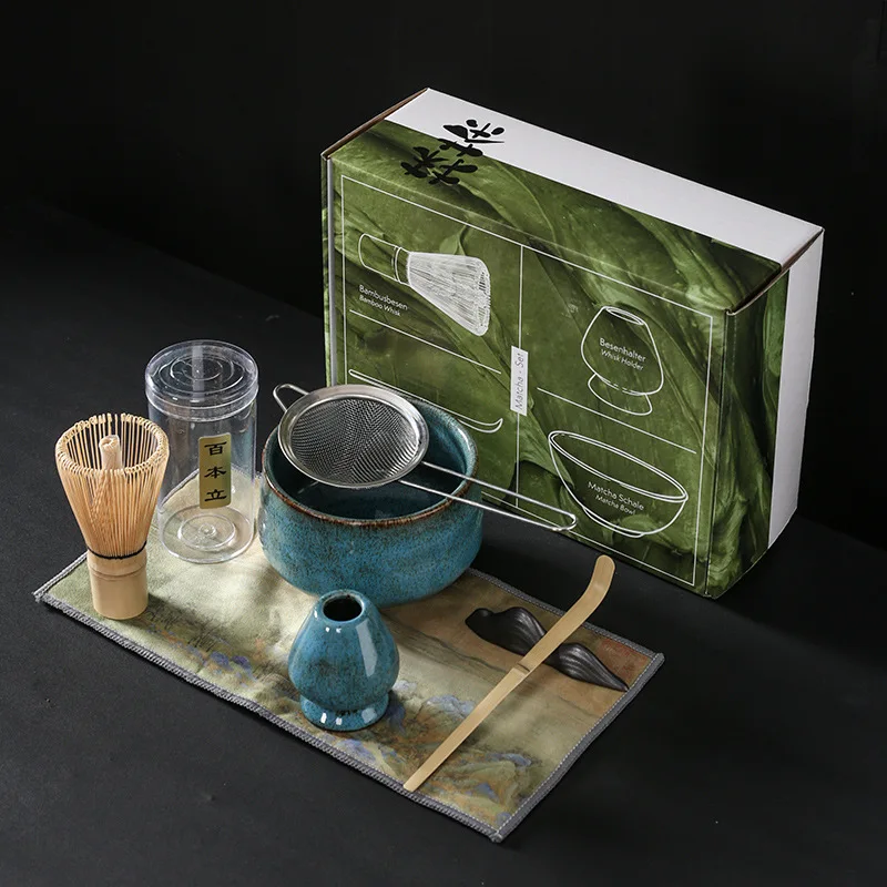 Ceremonial grade matcha chasen Chawan Chashaku tea gift set 4 pcs harmony matcha tea set accessories bowl cup whisk vomplete set