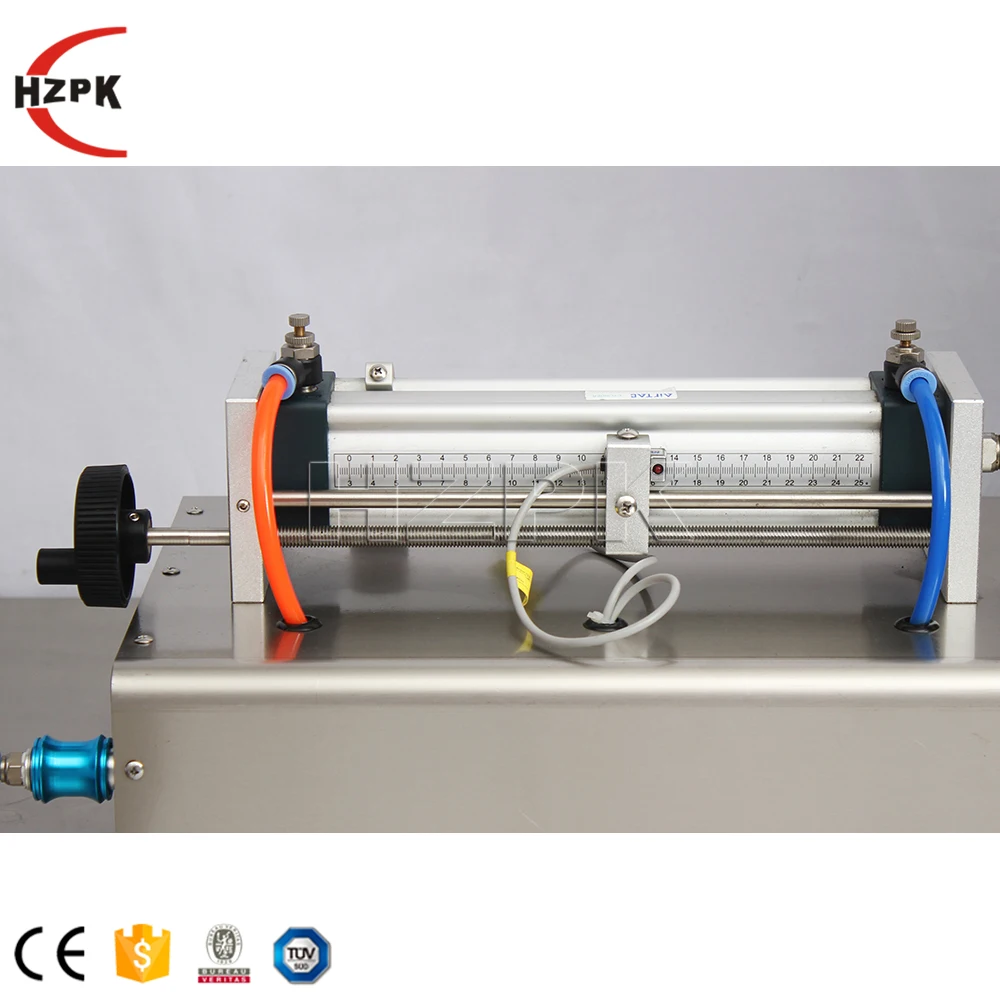 HZPK small scale bottle lube oil plastic bottle high viscosity liquid filling and packing machine manufacturer