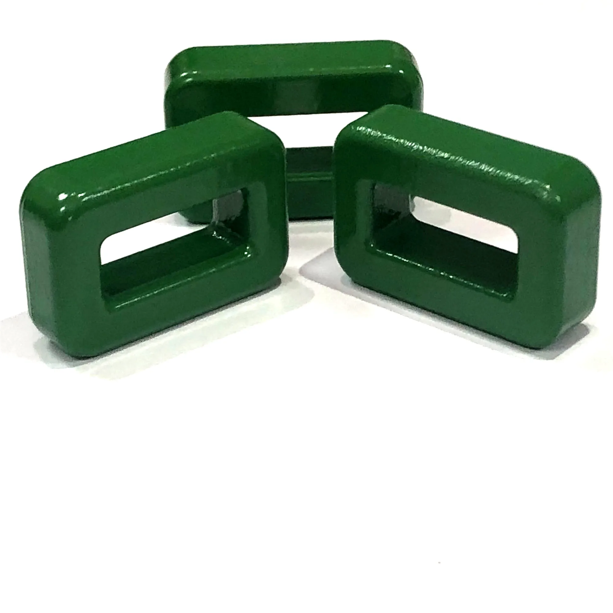 Green Coating Ferrite Core PC40 Mnzn Soft Toroidal Transformer Square Ferrite Ring Core for Common Mode Choke