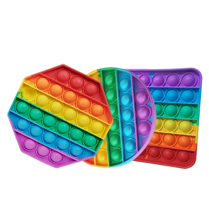 Safe Durable Silicone Push Pop Bubble Toys Ideal Sensory Fidget Set for Kids