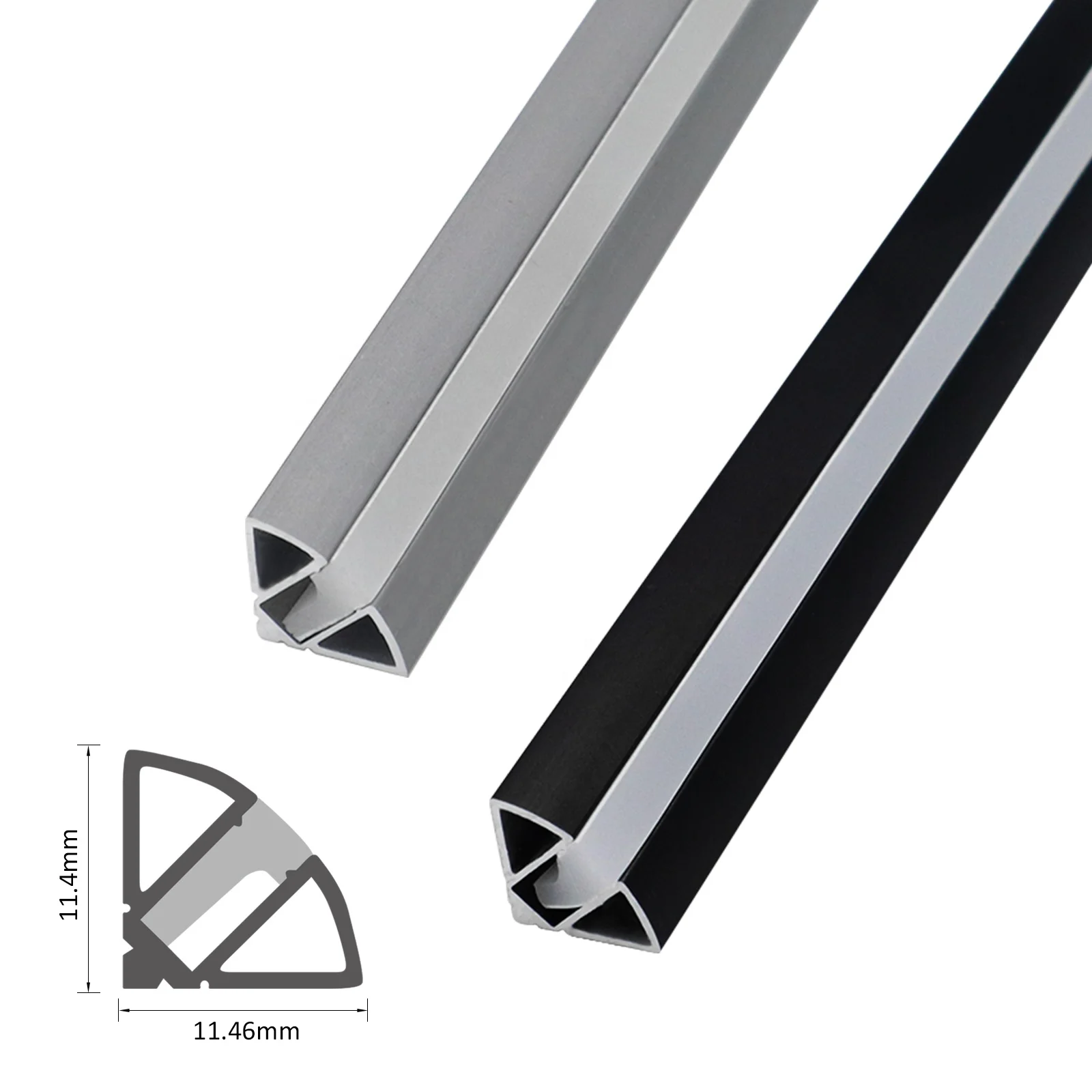 New Model 098 Aluminum Profiles Guangdong 12*12mm Cabinet Surfaced Mounted Led For Cabinet