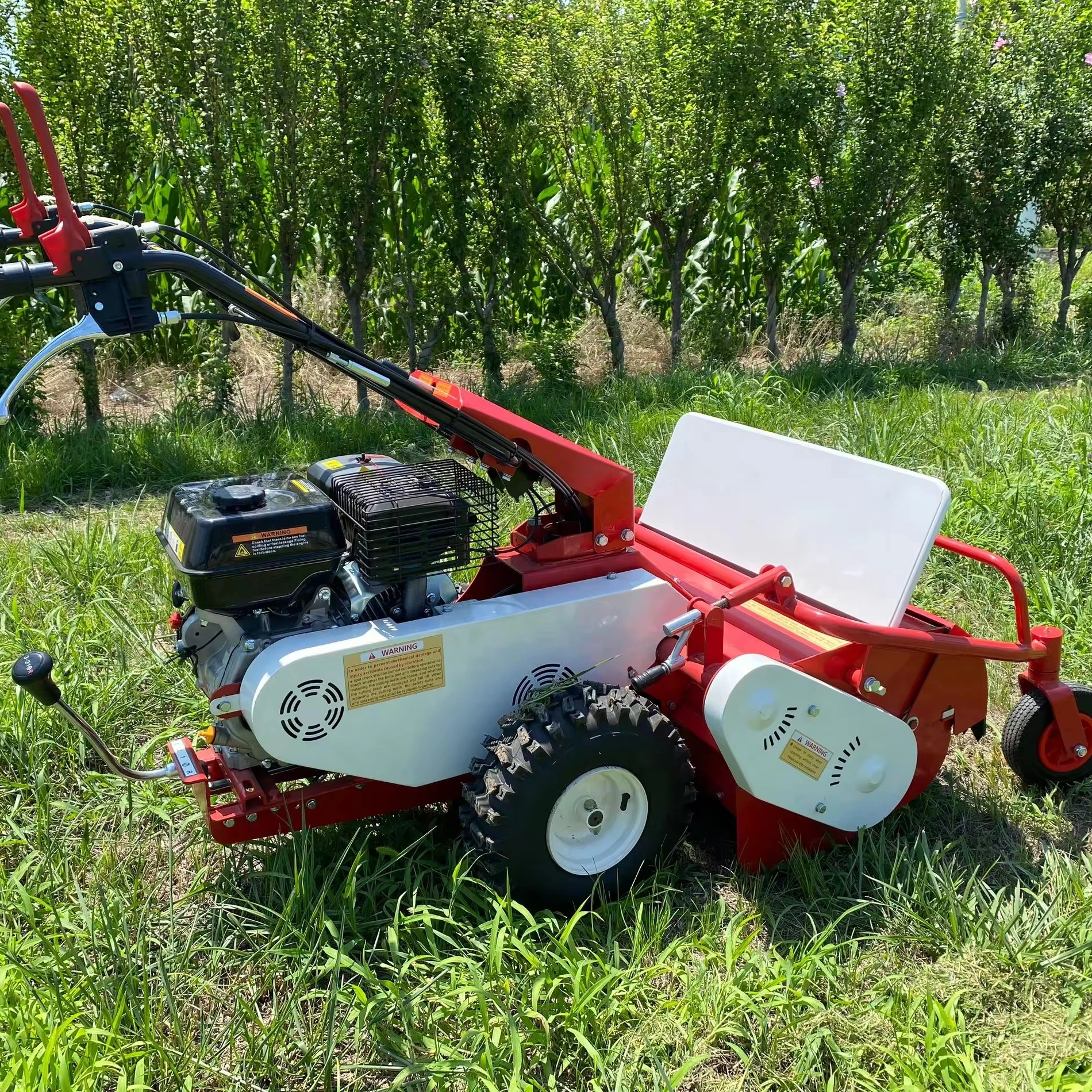 9 horsepower hand operated push wheel lawn mower