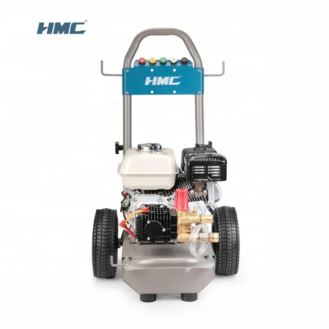 2900 Psi 200 Bar Commercial Gasoline Power Water High Pressure Washer Machine