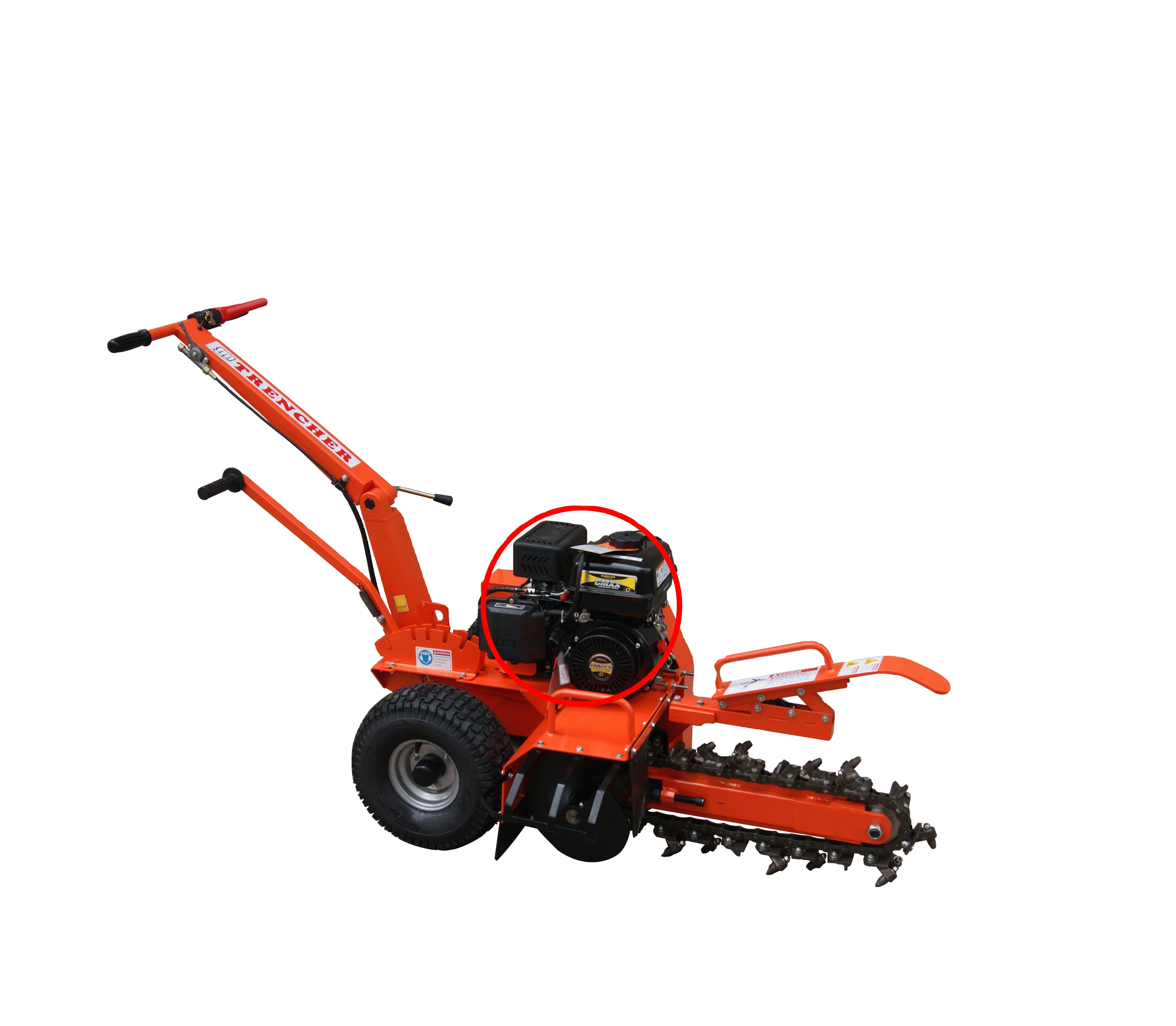 Professional Trencher DR-TR-7 with Comfortable Operator Seat for Extended Use chainsaw trencher