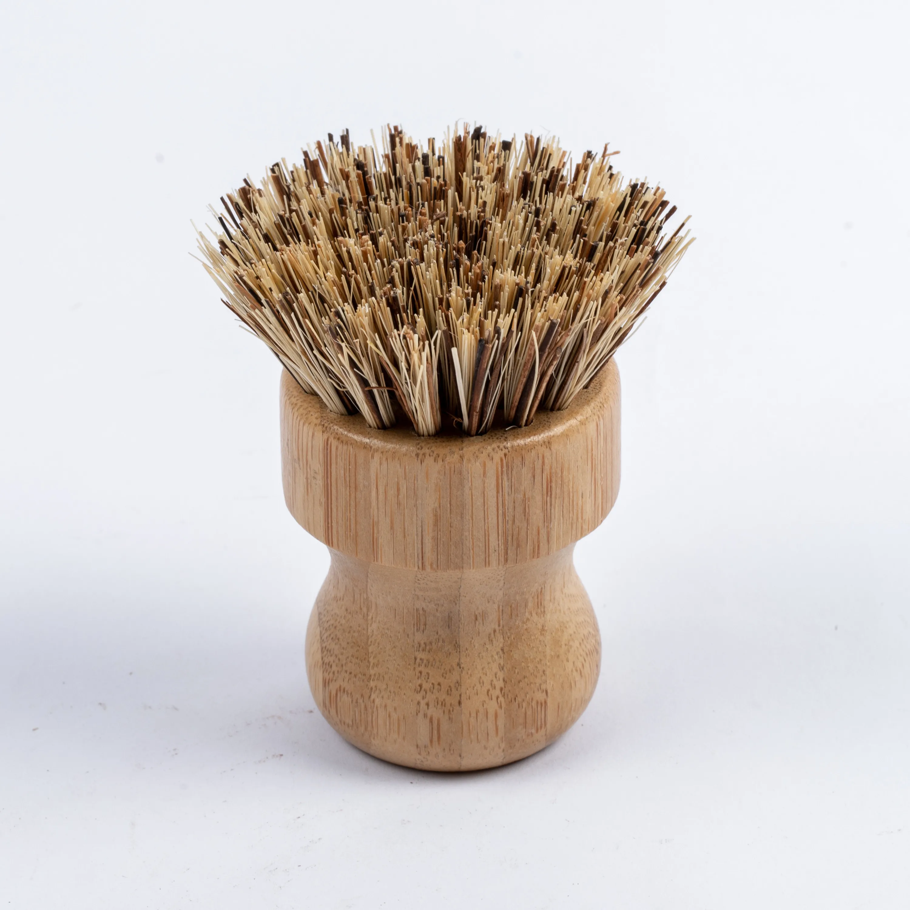 Manufacture Varnished Bamboo Bulk Kitchen Palm Pot Brush