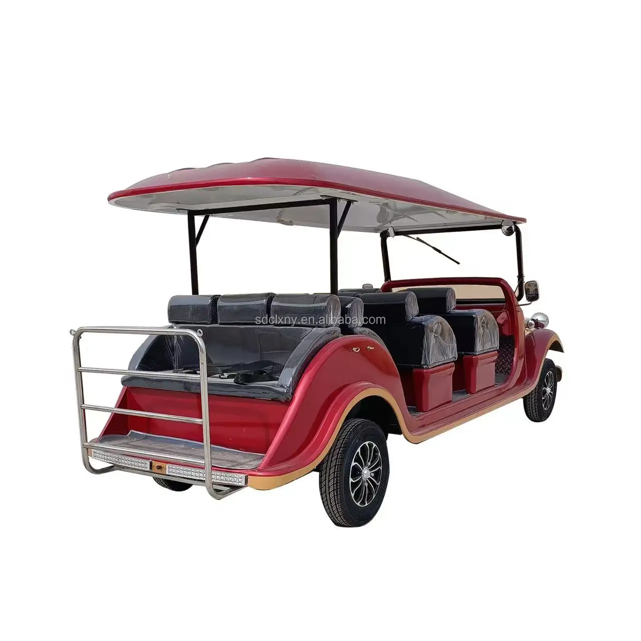 Chuanlian Hot sale   Electric Classic Golf Best Price Manufacture Scenic Travel Sightseeing Electric Retro Car