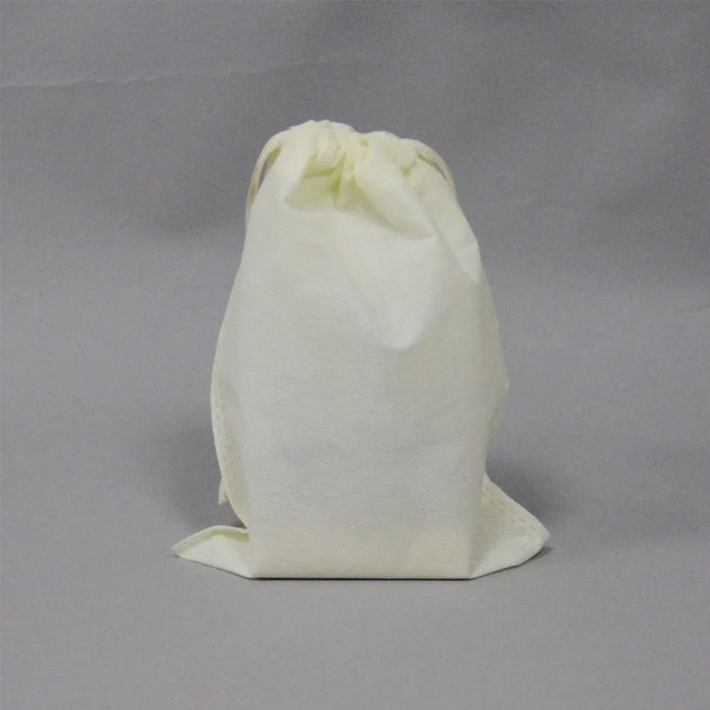 Mainhand manufacturer Custom print logo canvas drawstring bag polyester gym non woven drawstring bag small drawstring bag