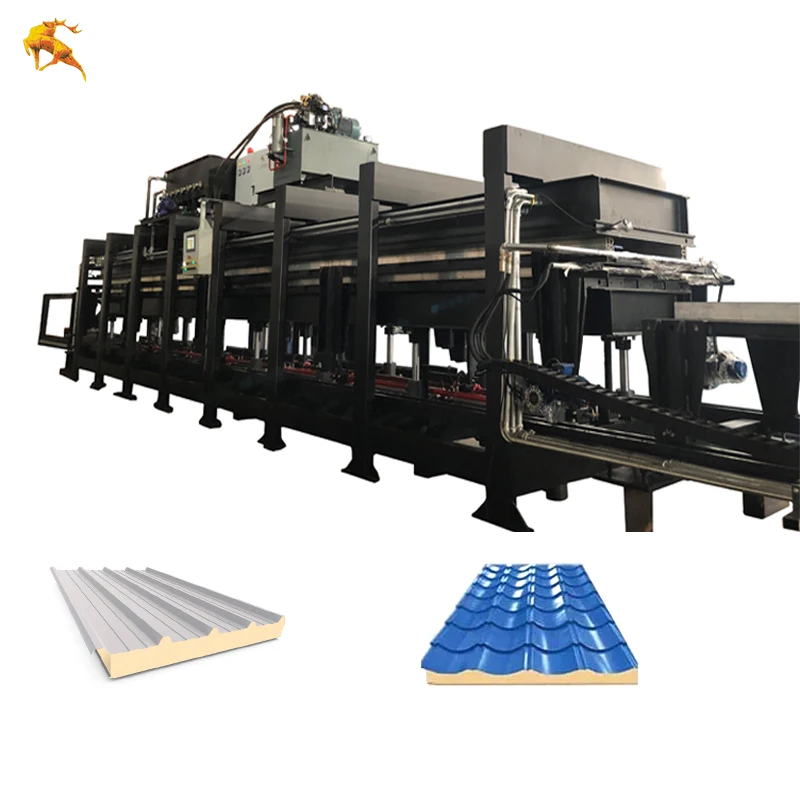 Discontinuous PU PUR foam sandwich panel machine production line pu pir polyurethane panel foaming machine