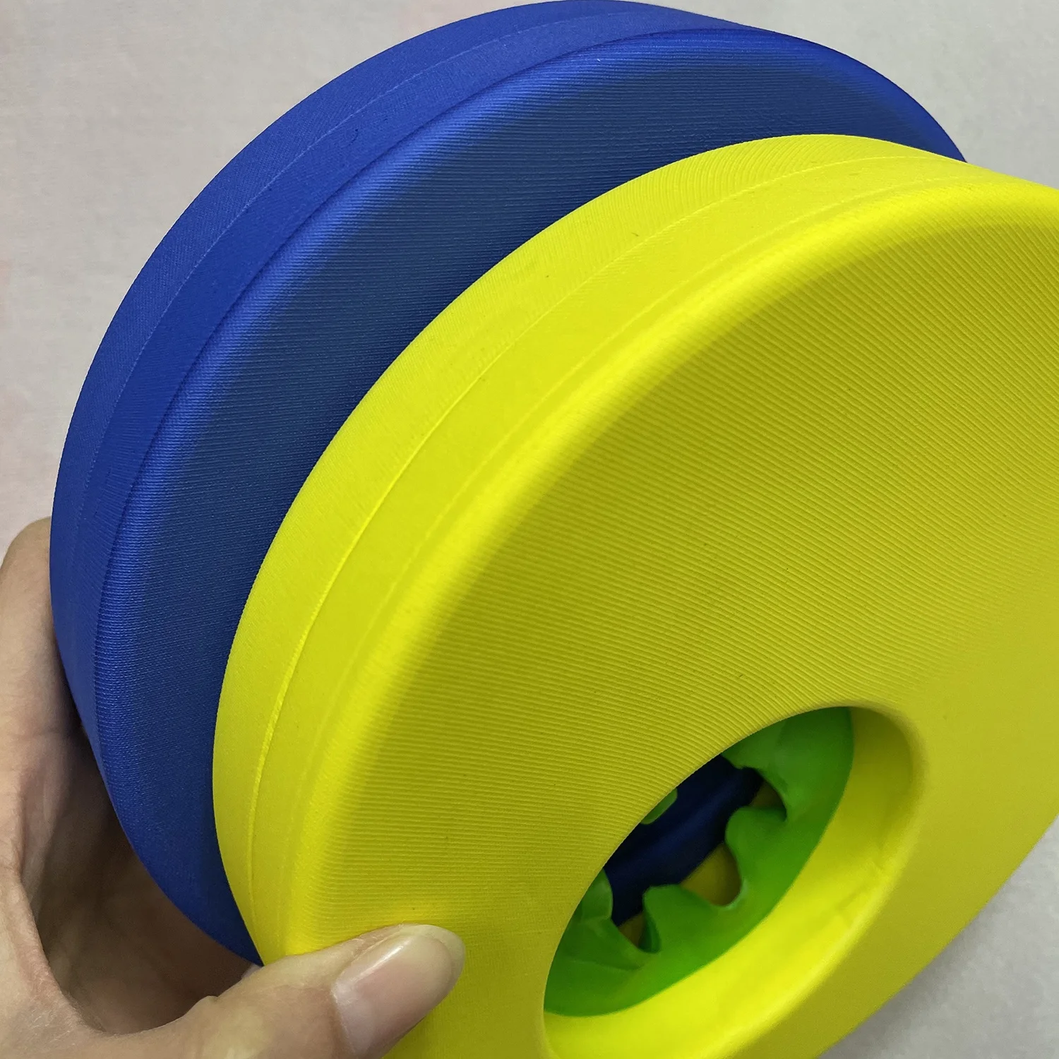 HUNLON 6pcs/ Pack Eva Foam Swim Discs Arm Bands Floating Sleeves Pool Float Board Baby Swimming Exercises Circles Rings