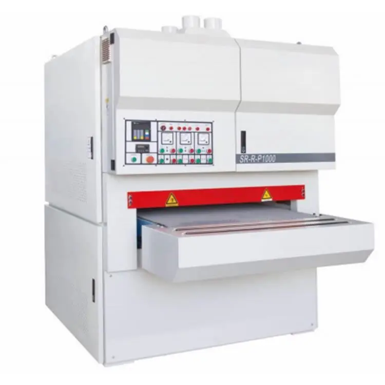
Woodworking factory manufacturer wood board plywood fiberboard bench sand wide belt sanding sander machine 