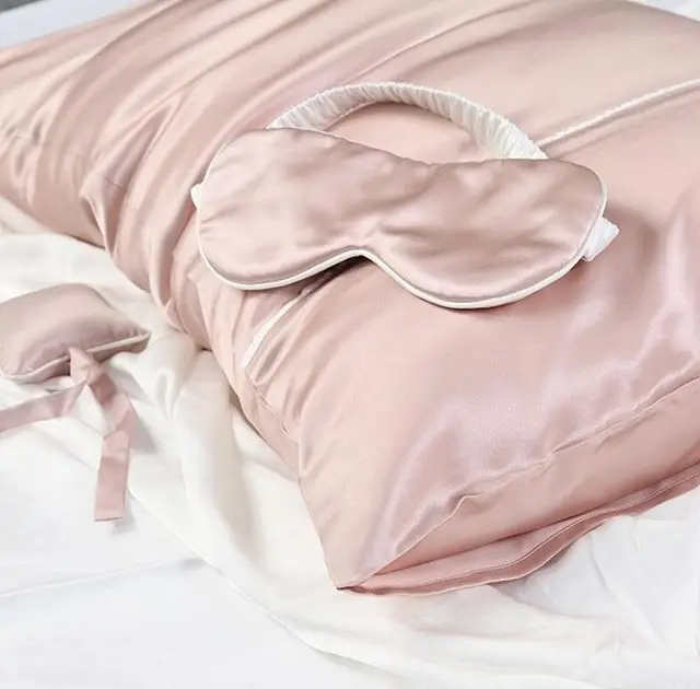 Набор из наволочки и маски для глаз из шелка тутового шелкопряда 6А