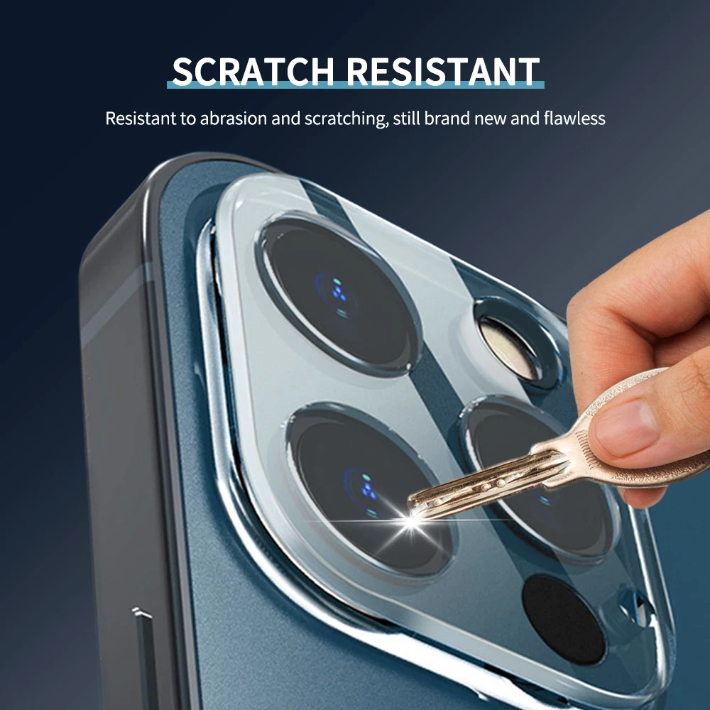 High Quality for iPhone 13 Pro max Rear Camera Lens 9H Anti Scratch Tempered Glass Film Back Screen Protector