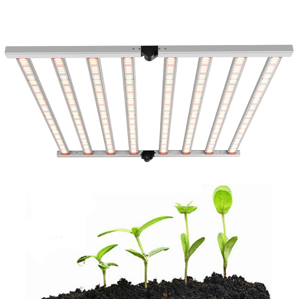 
foldable 640w 1000w 10 bar led grow light 