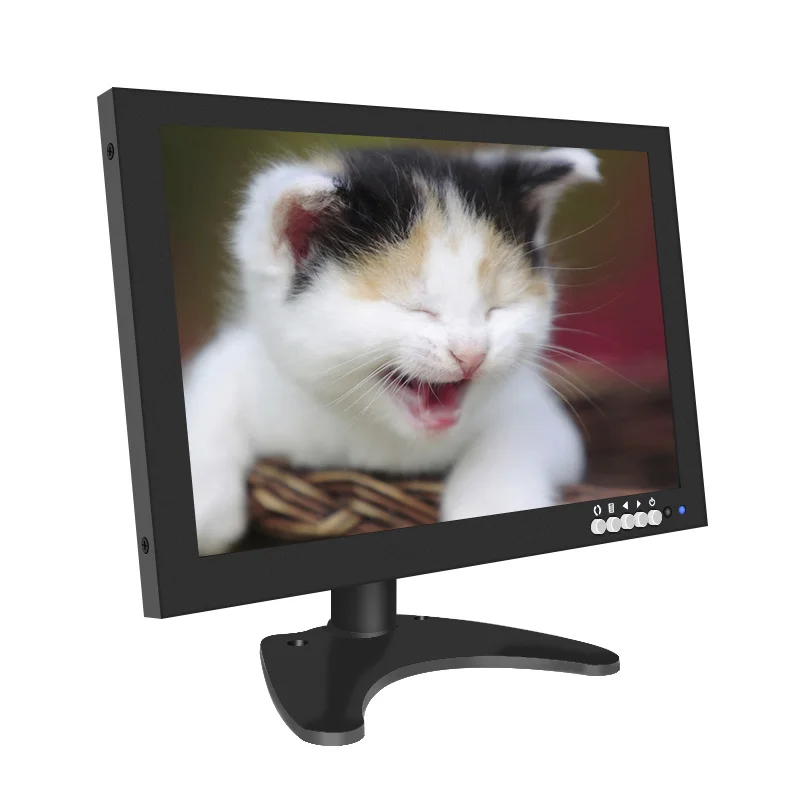 
12v cctv bnc monitor 10.1 inch dc lcd display with popular customize 