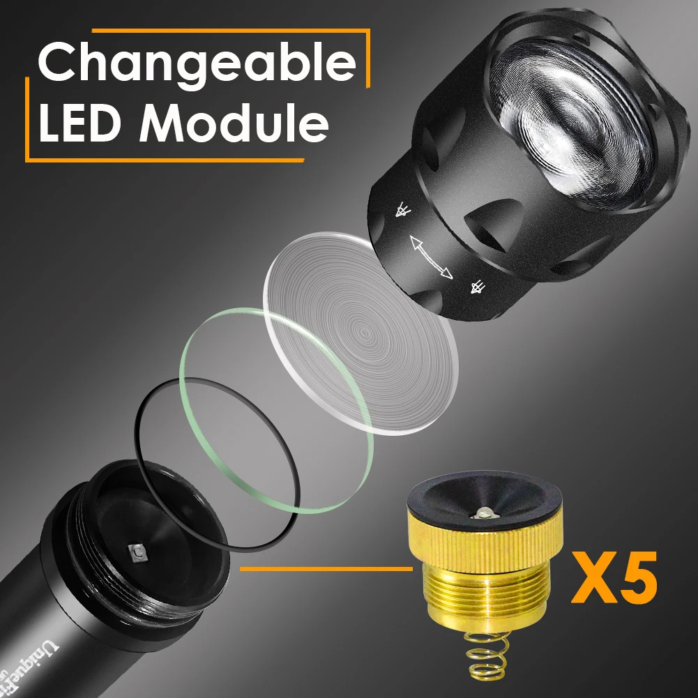 Zoom Laser Vcsel Night Vision 850Nm Outdoor Fishing Fill Led Infrared Flashlight Ir Hunting Light Flashlights & Torches