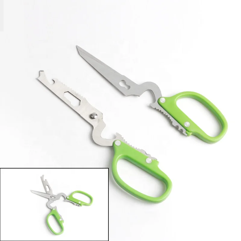 Многофункциональные ножницы из нержавеющей стали для куриных костей, мяса домашней птицы, кухонные ножницы