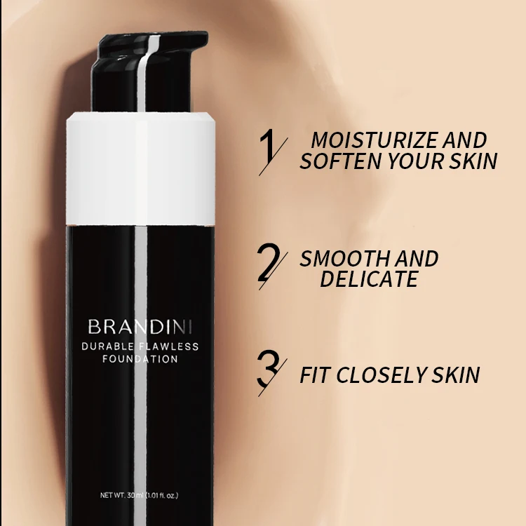 Face Makeup Waterproof Liquid Foundation Beauty Foundation Full Coverage Oil Control Best Foundation