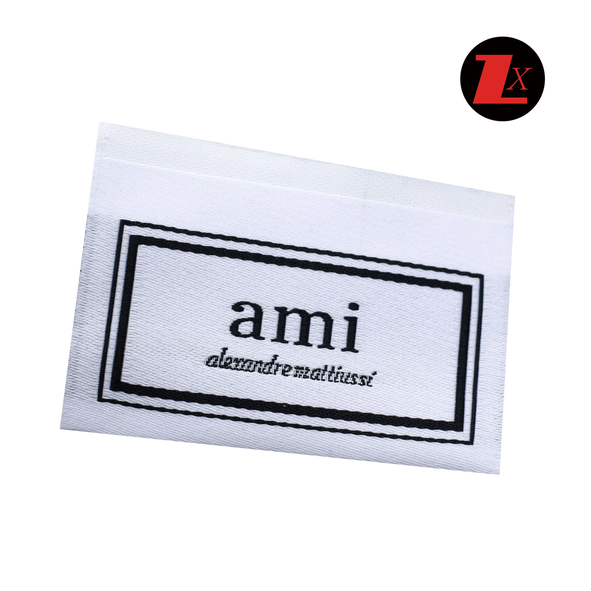 Woven garment label Supplier Custom Private Custom Brand Name Logo labels for clothing laser cut woven label