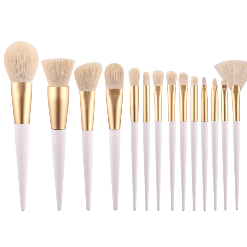 makeup brush set low moq  Personal custom similar goat hair makeup brush
