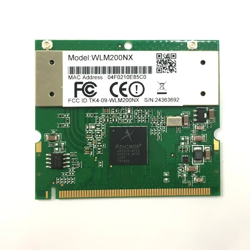 high speed  Network Card for Atheros AR9220 Compex WLM200NX  802.11A/B/G/N Dual Band 2.4/5GHz 300Mbps WiFi model