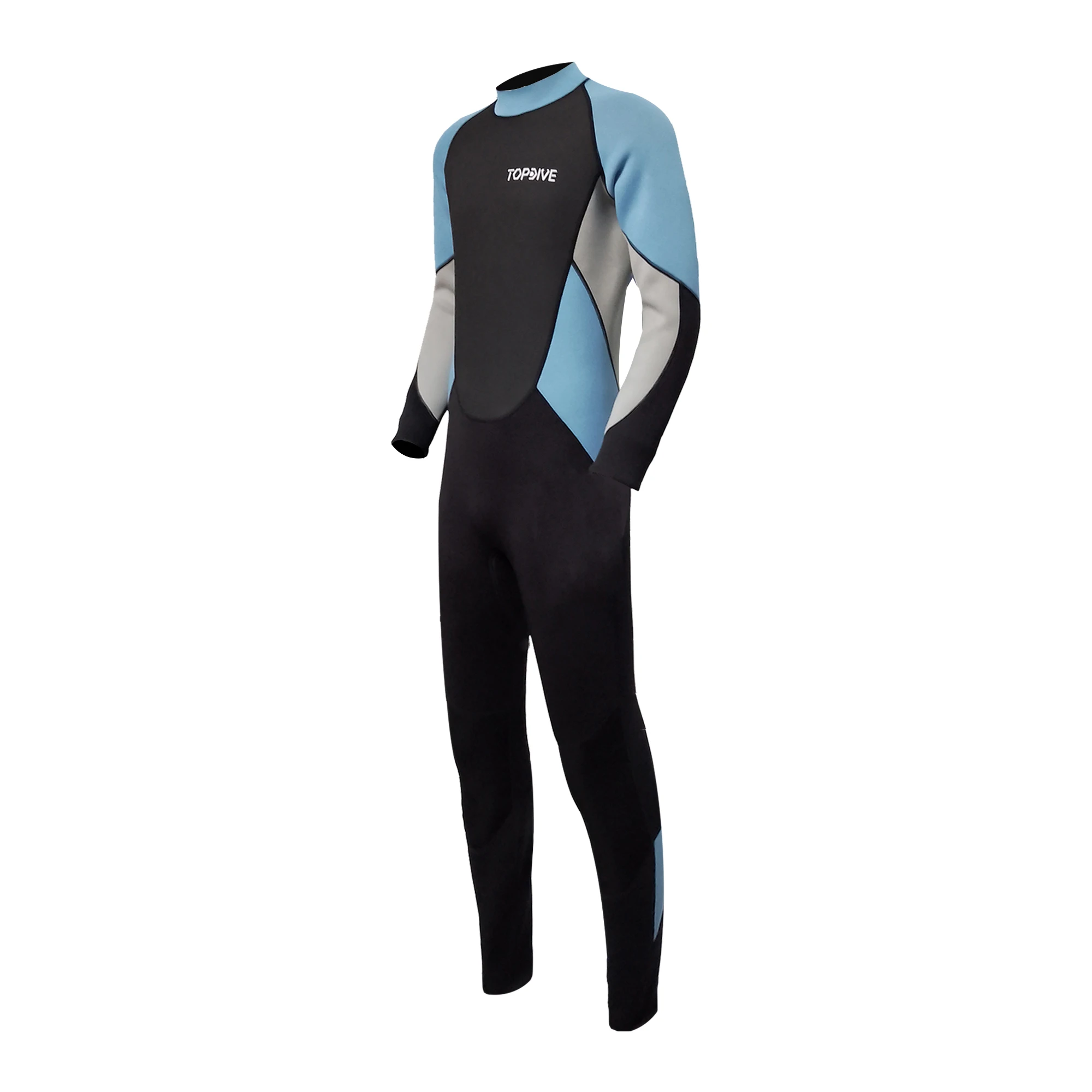 Hot Sale Long Sleeves Man Surf Dive Suit Back Zip 3MM Neoprene SBR SCR CR Men Snorkeling Swimming Wetsuit