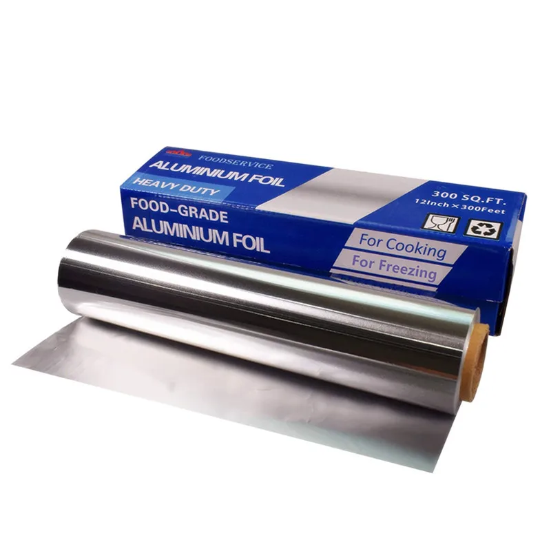 Heavy Duty Aluminum Foil, Food Grade Aluminum Foil Roll 12 Inches X 300 Feet