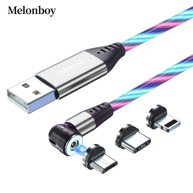 
New design 540 rotate Magnetic charging cable compatible for TYPEC,Micro,i-product magnetic charging cables with CE ROHS FCC 