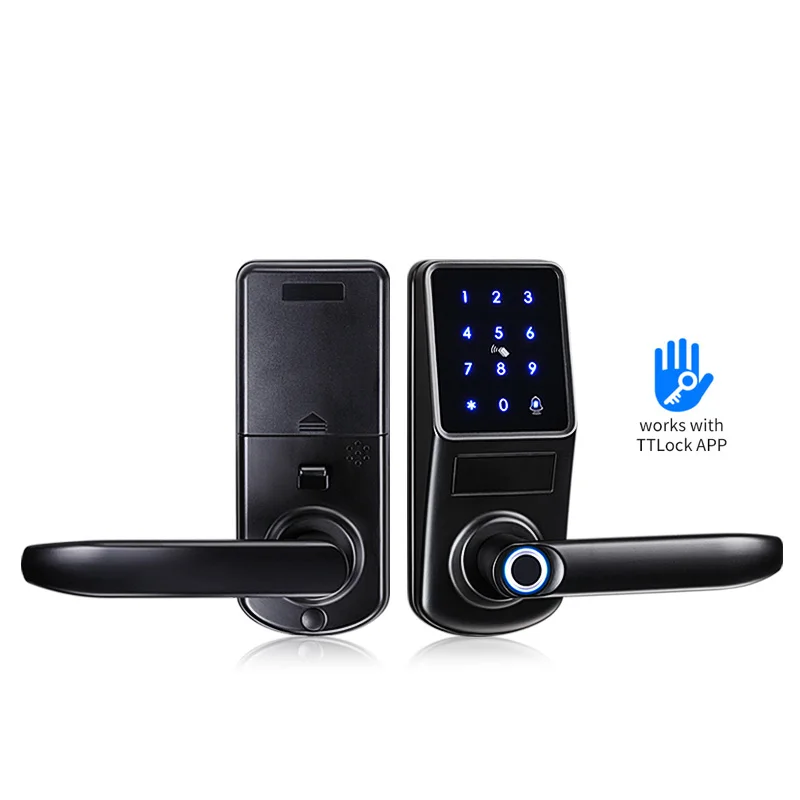 Tediton Wholesale Digital Wireless Electronic Smart Deadbolt Fingerprint Door Lock with TTlock App