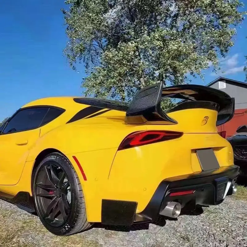 Высококачественный спойлер из углеродного волокна ST для Toyota Supra A90 A91 Bull Devil Модернизированный