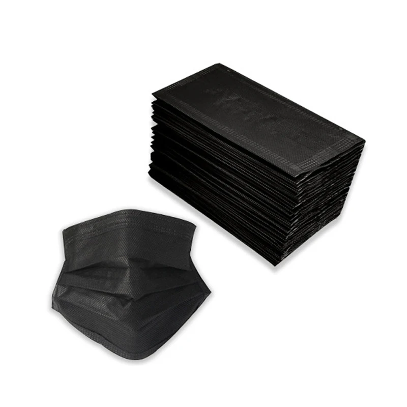 Высококачественные маскариллы, оптовая продажа, Сертифицировано CE, Одноразовые черные с маской для лица