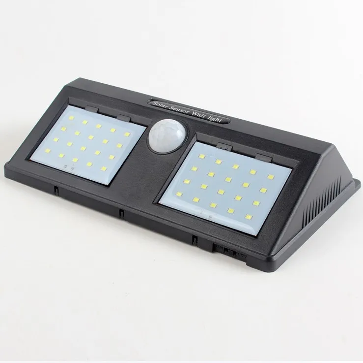 Waterproof Solar Wall Lamp 40 LED Solar Light  Human Body Induction Motion Sensor LED Solar Garden Light
