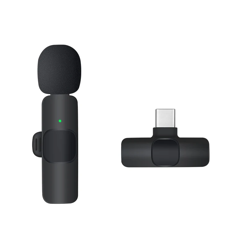 Беспроводной микрофон Lavalier для iPad iPhone Plug and Play с отворотом прямого эфира шумоподавление запись видео Автоматическая