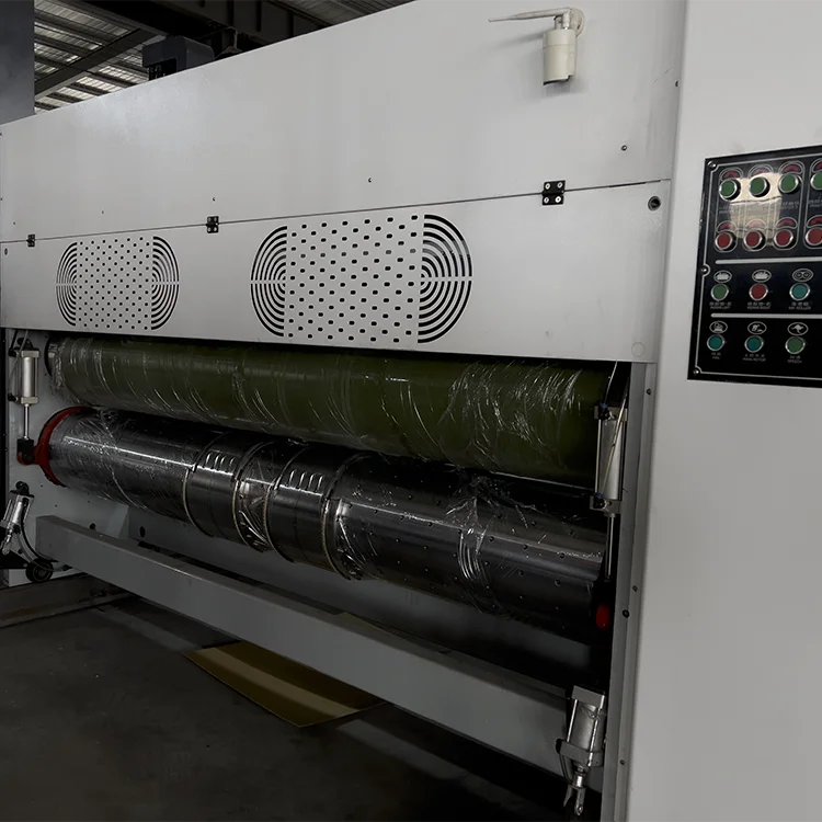 Cardboard Box Printer Machine Inline Automatic Folder Gluer Machinery