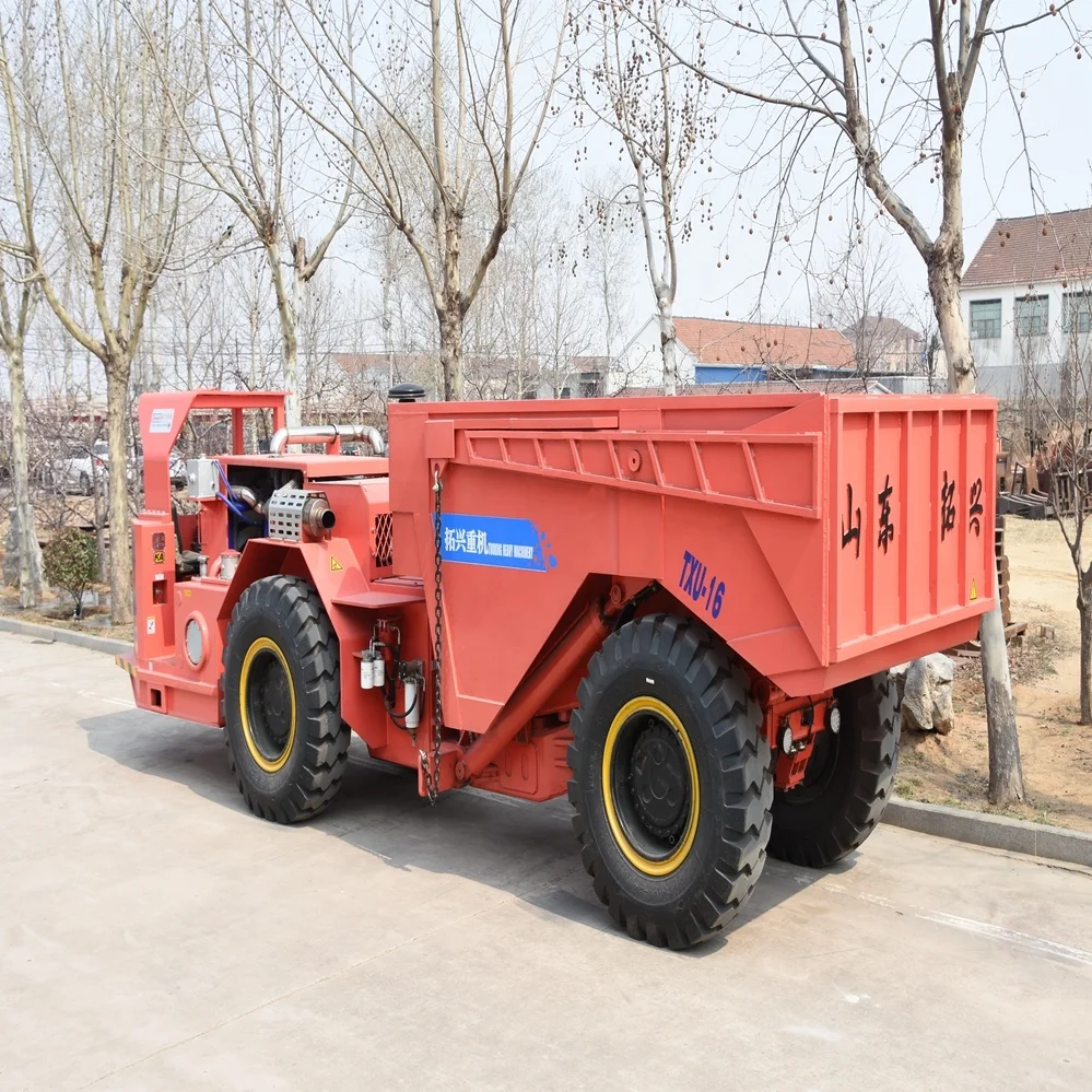 TU-16 золотые машины самосвал подземный грузовик двигатель Yantai Tuoxing Mine Truck