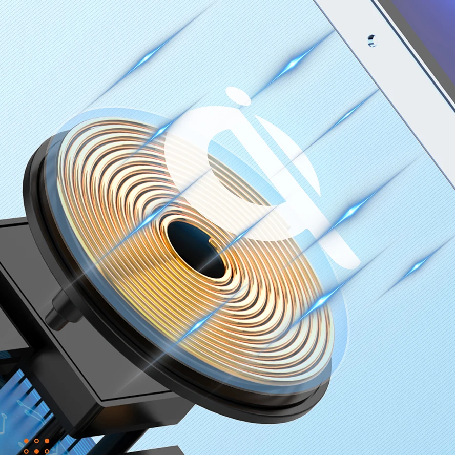 2022 New LDNIO AW004 Desktop Charge Stand 4 Ports USB Type C Mobile Phone PD QC3.0 Fast Charger Adapter Wireless Charger