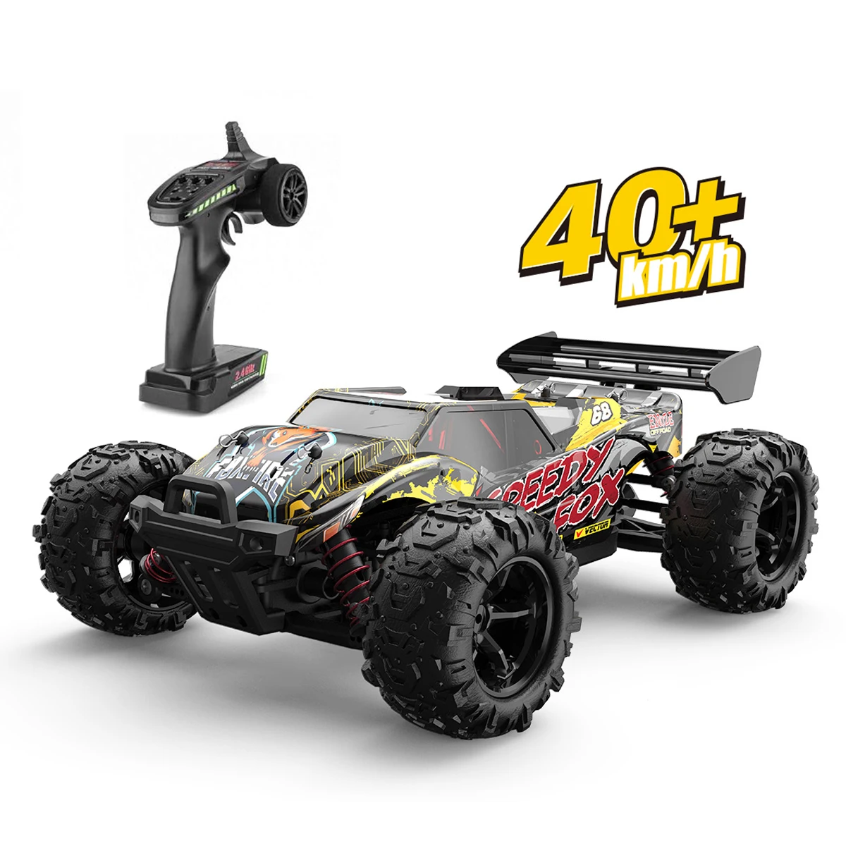 9307E Заводская оптовая продажа водонепроницаемый 1/18 2 4 ГГц RC высокоскоростной гоночный автомобиль 4x4 40 + миль в час автомобили для детей