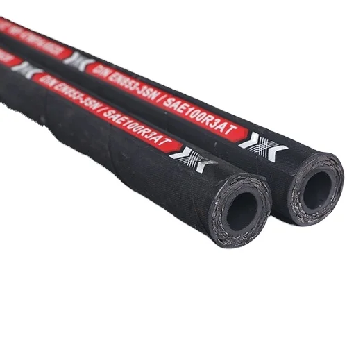 High Standard Steel wire braided hydraulic rubber hose for coal mining oil drilling