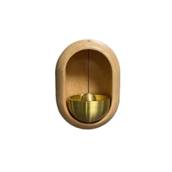 Factory Direct High Quality Walunt Wood Totoro Magnetic Adsorption Doorbell
