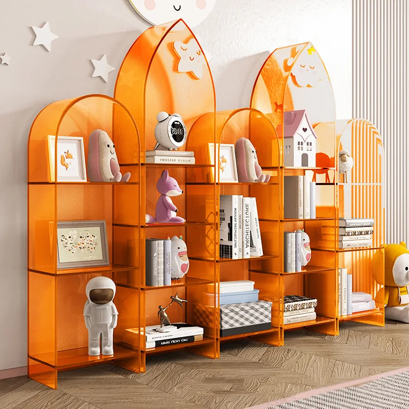 Custom Book Shelf Modern Home Furniture Kid Bedroom Living Room Office Sets Children Bookcase Acrylic Bookshelf