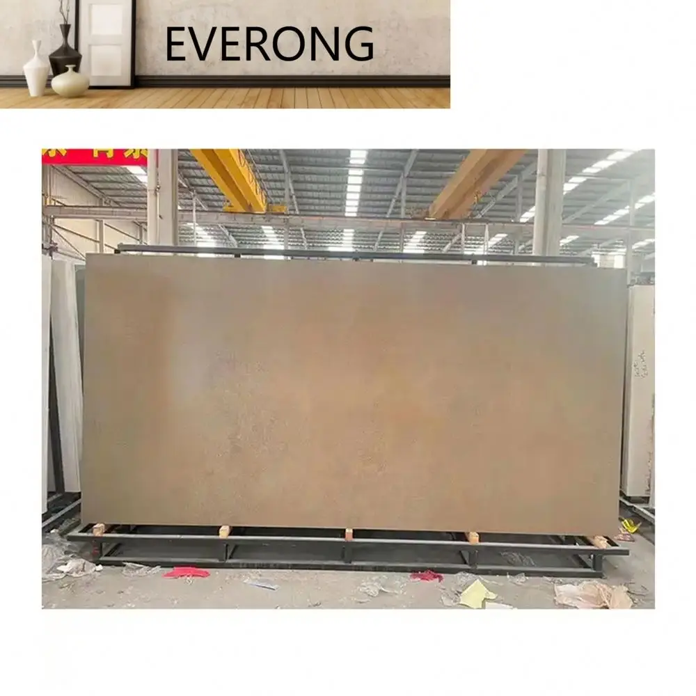 Top Wooden Frame Tile Wall Slab Laminate Slab Dinning Table 3D Tile Sintered Stone